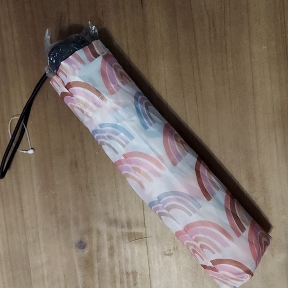 Nwot Rainbow  Umbrella - Picture 1 of 3
